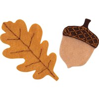 Sizzix Bigz Stanzschablone "Acorn & Oak Leaf" von Silber