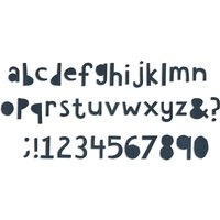 Sizzix Bigz Stanzschablone " XL Alphabet Die - Cutout Lower by Tim Holtz" Sizzix Bigz Stanzschablone " XL Alphabet Die - Cutout Lower by Tim Holtz" von Sizzix
