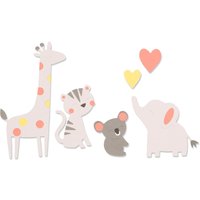 Sizzix Bigz Stanzschablone "Zoo Friends" von Silber