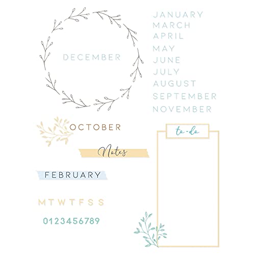 Sizzix Clear Stamps 35PK Journal Stempel von Lisa Jones, 665498, Multicolor, One Size Sizzix Clear Stamps 35PK Journal Stempel von Lisa Jones, 665498, Multicolor, One Size von Sizzix