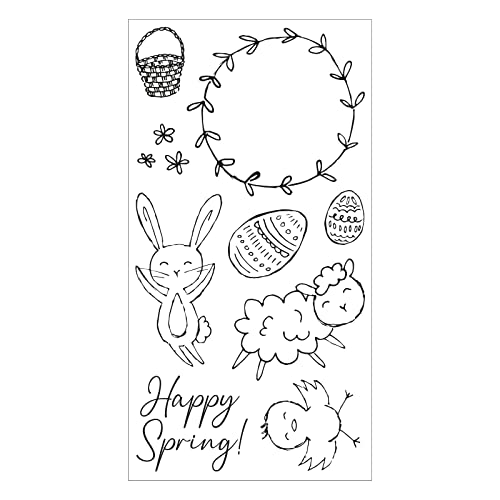 Sizzix Clear Stamps By Olivia Rose-Spring Essentials von Sizzix