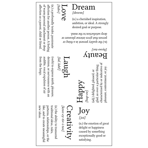 Sizzix Clear Stamps Set 7PK Wörterbuchdefinitionen von Pete Hughes | 665910 |Kapitel 2 2022, multicolor, One Size Sizzix Clear Stamps Set 7PK Wörterbuchdefinitionen von Pete Hughes | 665910 |Kapitel 2 2022, multicolor, One Size von Sizzix