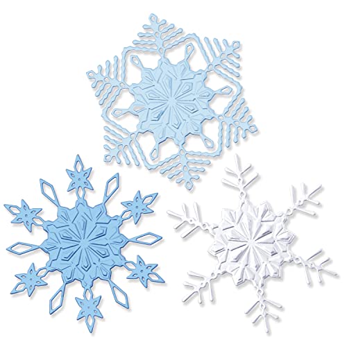 Sizzix Embossing Folder by Chapter Sizzx Switchlits Prägeschablone Winter Snowflakes von Kath Breen | 665968 | Kapitel 3 2022, Papier, Multicolour, One Size Sizzix Embossing Folder by Chapter Sizzx Switchlits Prägeschablone Winter Snowflakes von Kath Breen | 665968 | Kapitel 3 2022, Papier, Multicolour, One Size von Sizzix