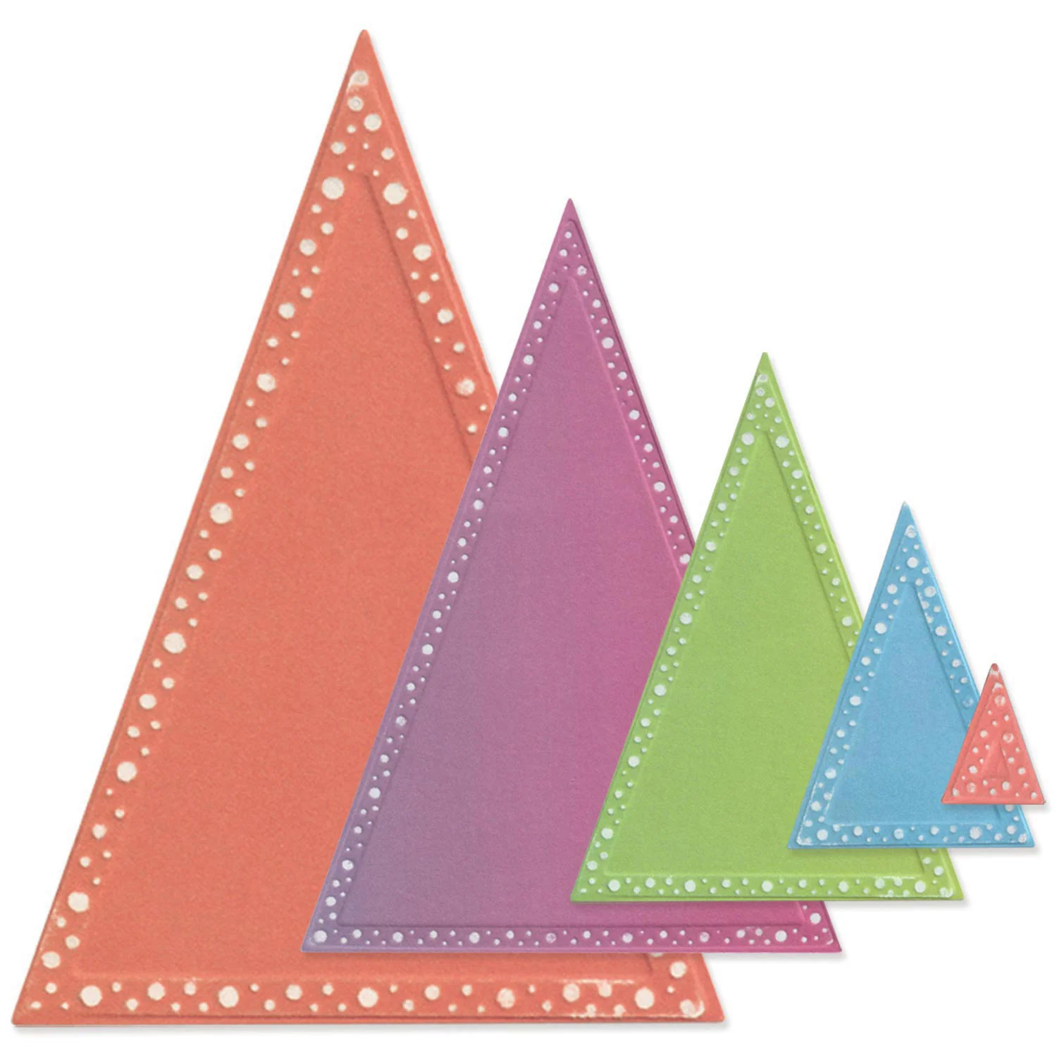 Sizzix Framelits Die Set Perfect Triangles 16PK  von Sizzix
