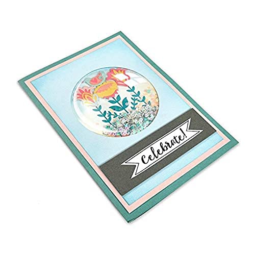 Sizzix Framelits Schablonen Set 663642, Kreise, 4er Pack, Papier, Mehrfarben, Einheitsgröße von Sizzix