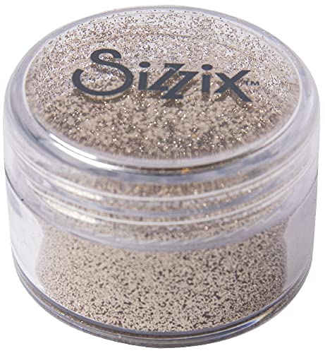 Sizzix Making Essential-Feiner biologisch abbaubarer Glitter, Roségold, 12 g, 665458, Multicolor, Einheitsgröße von Sizzix