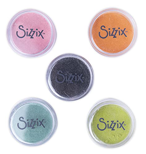 Sizzix Making Essential Opaque Embossing Powder Muted 12g Dose 5PK | 665688 |Kapitel 2 2022, multicolor, One Size von Sizzix