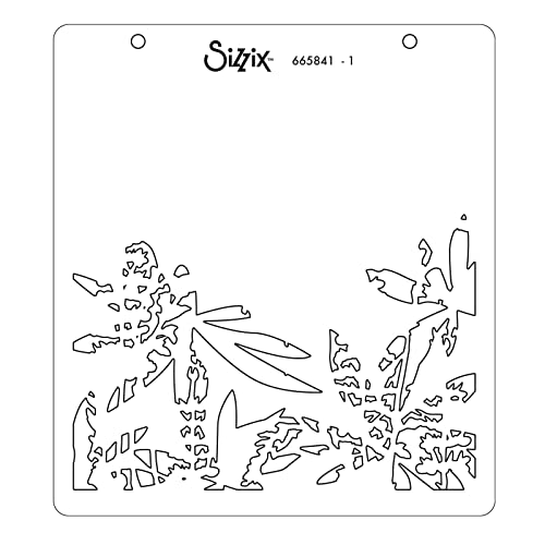 Sizzix Making Tool Layered Stencil 6"X6" By Olivia Rose-Wildflowers von Sizzix