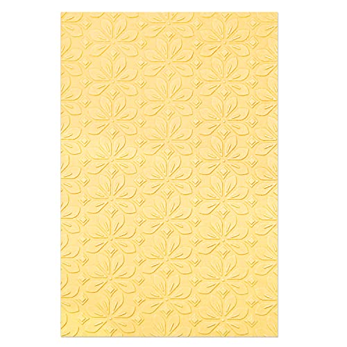 Sizzix Multi-Level Textured Impressions Embossing Folder Flower Power von Jennifer Ogborn | 665747 |Kapitel 2 2022, multicolor, One Size von Sizzix