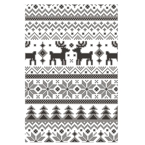 Sizzix Prägemappe Holiday Knit mit mehrstufiger Textur Fades von Tim Holtz | 666340 | Scrapbooking, Kartenherstellung, Journaling, Stricken, One Size Sizzix Prägemappe Holiday Knit mit mehrstufiger Textur Fades von Tim Holtz | 666340 | Scrapbooking, Kartenherstellung, Journaling, Stricken, One Size von Sizzix