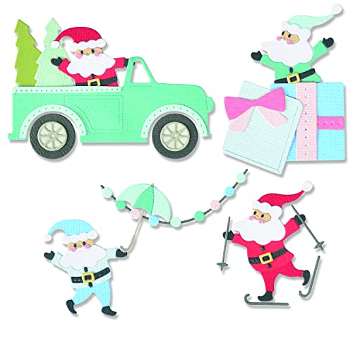 Sizzix Set Santa Activities by Chapter Sizzx Thinlits Stanzschablonen 11PK Weihnachtsmann-Aktivitäten von Olivia Rose | 665958 | Kapitel 3 2022, Kunststoff Papier, Multicolour, One Size Sizzix Set Santa Activities by Chapter Sizzx Thinlits Stanzschablonen 11PK Weihnachtsmann-Aktivitäten von Olivia Rose | 665958 | Kapitel 3 2022, Kunststoff Papier, Multicolour, One Size von Sizzix