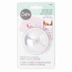 Shaker Domes Circle Kuppeln 5,1cm 8 Stück von Sizzix