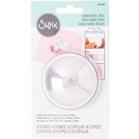 Sizzix Shaker Domes "Rund" - Klein von Durchsichtig