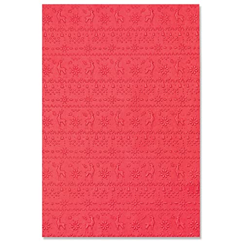 Sizzix Sizzx 3-D Textured Impressions Embossing Folder Winterpullover von Kath Breen | 665762 | Kapitel 3 2022, Kunststoff, Multicolour, One Size Sizzix Sizzx 3-D Textured Impressions Embossing Folder Winterpullover von Kath Breen | 665762 | Kapitel 3 2022, Kunststoff, Multicolour, One Size von Sizzix