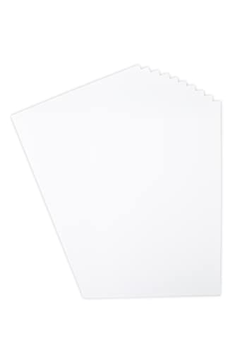 Sizzix Sizzx Surfacez Cardstock A4 weiß 60PK | 665990 | Kapitel 3 2022, Multicolour, One Size von Sizzix