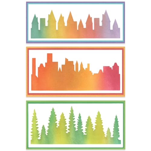 Sizzix Stacey Park Schablone Cosmopolitan, The View #2, A5, mehrfarbig, Einheitsgröße Sizzix Stacey Park Schablone Cosmopolitan, The View #2, A5, mehrfarbig, Einheitsgröße von Sizzix