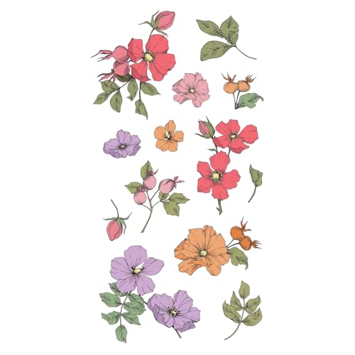 Sizzix Stempelset aus Gummi, transparent, 13er-Pckg. — Wildflower Botanicals Sizzix Stempelset aus Gummi, transparent, 13er-Pckg. — Wildflower Botanicals von Sizzix