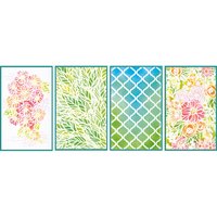 Sizzix Stencil Set "Botanicals", 4 Stück von Sizzix
