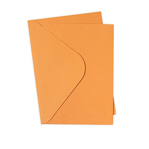 Sizzix Surfacez Card & Envelope Pack A6 Burnt Orange 10PK | 665691 |Kapitel 2 2022, Papier, multicolor, One Size von Sizzix