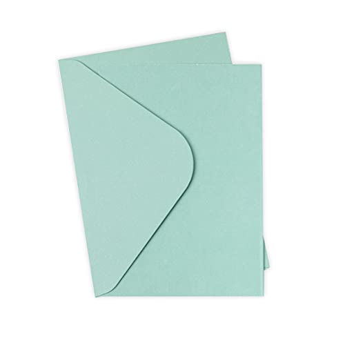 Sizzix Surfacez Card & Envelope Pack A6 Eucalyptus 10PK | 665692 |Kapitel 2 2022, multicolor, One Size von Sizzix