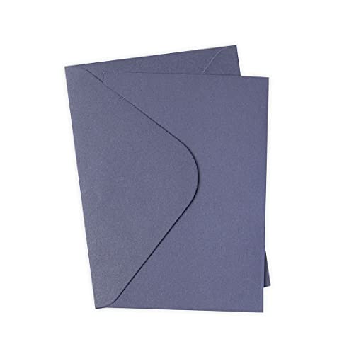 Sizzix Surfacez Card & Envelope Pack A6 French Navy 10PK | 665694 |Kapitel 2 2022, multicolor, One Size von Sizzix