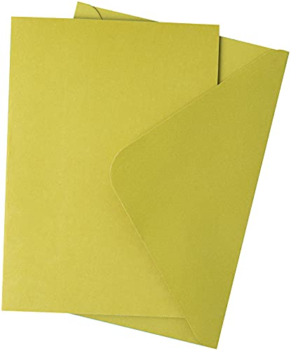 Sizzix Surfacez-Karten-und Umschlagpaket, A6, Mistelgrün, 10PK, 665414, Papier, Multicolor, Einheitsgröße Sizzix Surfacez-Karten-und Umschlagpaket, A6, Mistelgrün, 10PK, 665414, Papier, Multicolor, Einheitsgröße von Sizzix