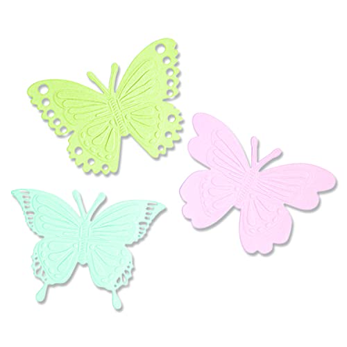 Sizzix Detailed Butterflies by Chapter Switchlits Embossing Folder Detaillierte Schmetterlinge von Kath Breen | 665745 |Kapitel 2 2022, Papier, multicolor, One Size von Sizzix