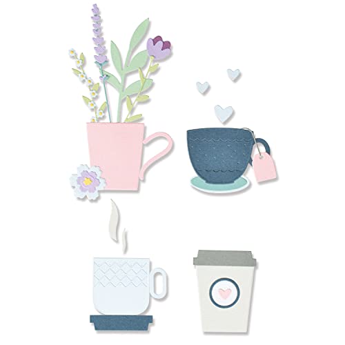 Sizzix Thinlits Die Set 23PK Teetassen von Jennifer Ogborn | 665898 |Kapitel 2 2022, Papier Kunststoff, multicolor, One Size Sizzix Thinlits Die Set 23PK Teetassen von Jennifer Ogborn | 665898 |Kapitel 2 2022, Papier Kunststoff, multicolor, One Size von Sizzix