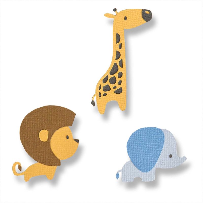 Thinlits Die Set Baby Jungle Animals by Jordan Caderao Thinlits Die Set Baby Jungle Animals by Jordan Caderao von Sizzix