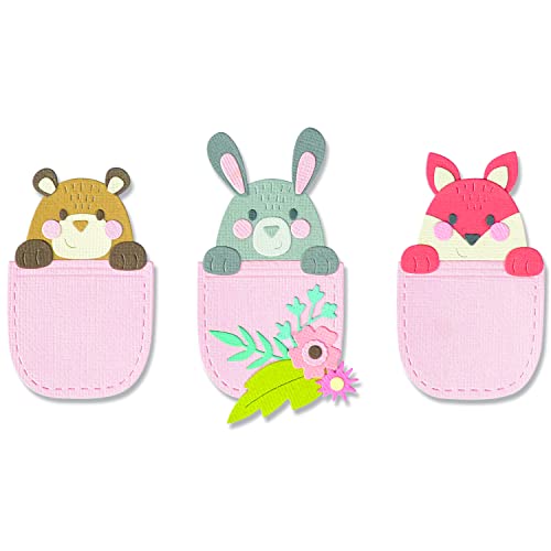 Sizzix Thinlits Stanzform Set 10PK Pocket Pals von Olivia Rose, 665813, multicolor, Einheitsgröße Sizzix Thinlits Stanzform Set 10PK Pocket Pals von Olivia Rose, 665813, multicolor, Einheitsgröße von Sizzix