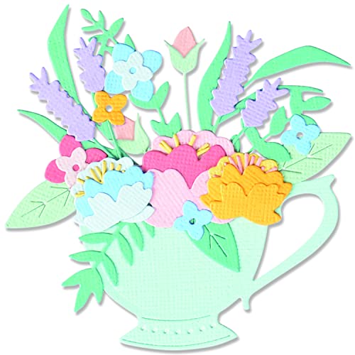 Sizzix Thinlits Stanzform Set 10PK Tea Time von Olivia Rose, 665806, multicolor, One Size Sizzix Thinlits Stanzform Set 10PK Tea Time von Olivia Rose, 665806, multicolor, One Size von Sizzix