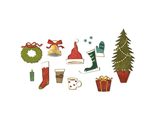 Sizzix Thinlits Stanzformen Set 12Pk Festliche Elemente Sizzix Thinlits Stanzformen Set 12Pk Festliche Elemente von Sizzix