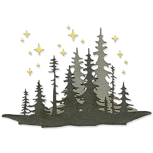Sizzix Thinlits Stanzformenset Forest Shadows von Tim Holtz | 666334 | Hauchdünne Stanzformen aus Metall für Scrapbooking, Prägen, Journaling, Papier Kunststoff, Wald, One Size Sizzix Thinlits Stanzformenset Forest Shadows von Tim Holtz | 666334 | Hauchdünne Stanzformen aus Metall für Scrapbooking, Prägen, Journaling, Papier Kunststoff, Wald, One Size von Sizzix