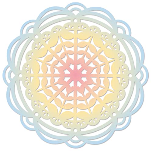 Sizzix Thinlits Stanzschablone Herz Mandala von Eileen Hull, 665587, Multicolor, One Size von Sizzix