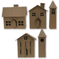 Sizzix Thinlits Stanzschablone "Paper Village #2 by Tim Holtz" Sizzix Thinlits Stanzschablone "Paper Village #2 by Tim Holtz" von Sizzix
