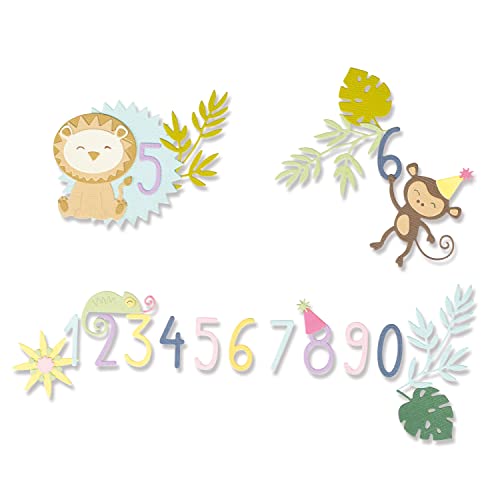 Sizzix Thinlits Stanzschablonen-Set 11PK Jungle Fun von Lisa Jones | 665889 |Kapitel 2 2022, multicolor, One Size Sizzix Thinlits Stanzschablonen-Set 11PK Jungle Fun von Lisa Jones | 665889 |Kapitel 2 2022, multicolor, One Size von Sizzix