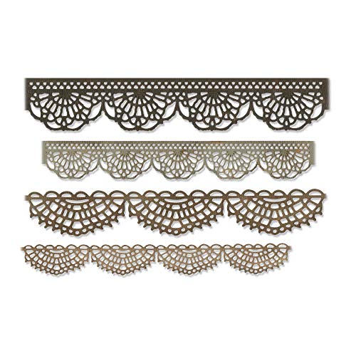 Sizzix Thinlits Stanzschablonen-Set 664178, Häkeln von Tim Holtz, 4 Stück, mehrfarbig, Einheitsgröße Stanzformen, Mehrfarben Sizzix Thinlits Stanzschablonen-Set 664178, Häkeln von Tim Holtz, 4 Stück, mehrfarbig, Einheitsgröße Stanzformen, Mehrfarben von Sizzix