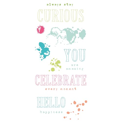 Sizzix Transparente Stempel – Hello You Sentiments by 49 and Market von Sizzix
