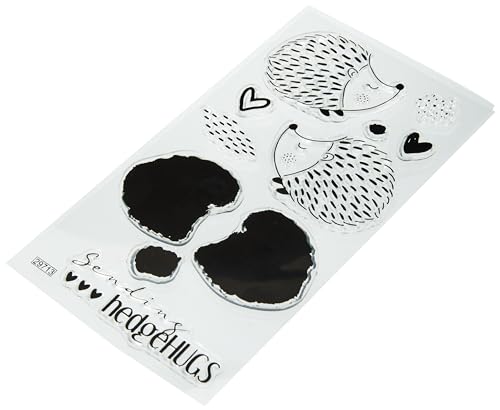 Sizzix mehrlagiges, durchsichtiges Stempelset, 10 Stück, von Lisa Jones | 665830 | Kapitel 4 2022 Stamps, Hedgehugs, One Size Sizzix mehrlagiges, durchsichtiges Stempelset, 10 Stück, von Lisa Jones | 665830 | Kapitel 4 2022 Stamps, Hedgehugs, One Size von Sizzix