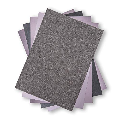 Sizzix Surfacez Opulent Cardstock A4 anthrazit 50 Blatt von Sizzix