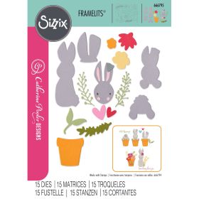 Thinlits Die Set Bunny Bits & Blooms #2 15PK Thinlits Die Set Bunny Bits & Blooms #2 15PK von Sizzix