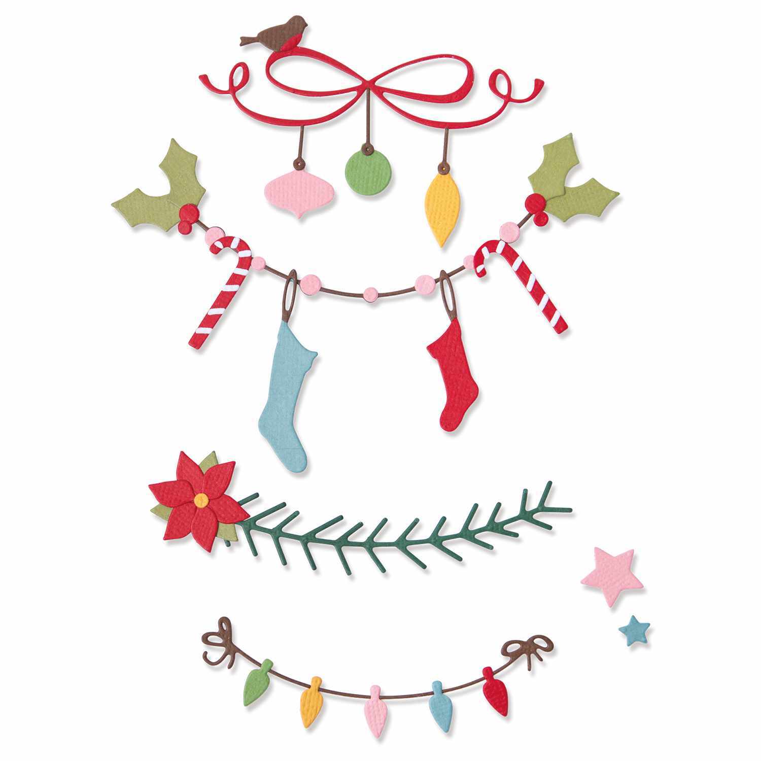 Thinlits Die Set Christmas Borders Thinlits Die Set Christmas Borders von Sizzix