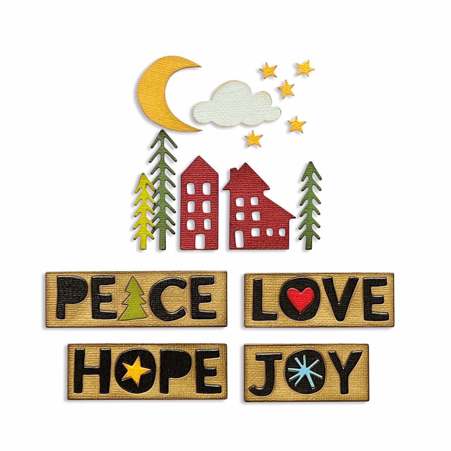 Thinlits Die Set Christmas Cutouts by Tim Holtz Thinlits Die Set Christmas Cutouts by Tim Holtz von Sizzix