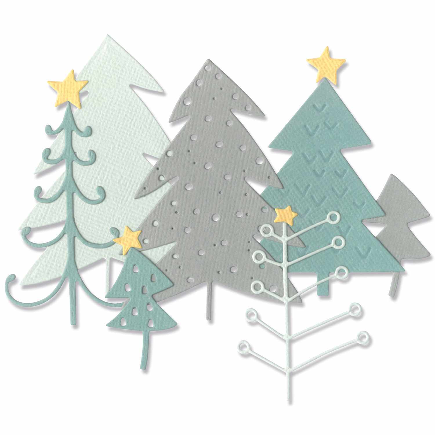 Thinlits Die Set Pine Forest Thinlits Die Set Pine Forest von Sizzix