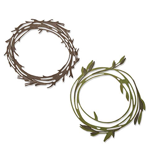 Thinlits Stanzschablone Set 10 Stk 664434, Flippiger Kranz von Tim Holtz Thinlits Stanzschablone Set 10 Stk 664434, Flippiger Kranz von Tim Holtz von Sizzix