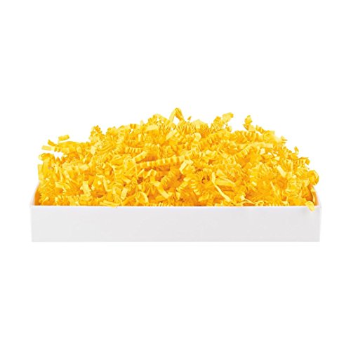 SizzlePak 511, Gelb, gelbes Füllmaterial und Polsterpapier zum Füllen, Polstern, Ausstopfen, Dekorieren von Geschenk-Verpackungen, Deko - 1 kg von Sizzle-Pak