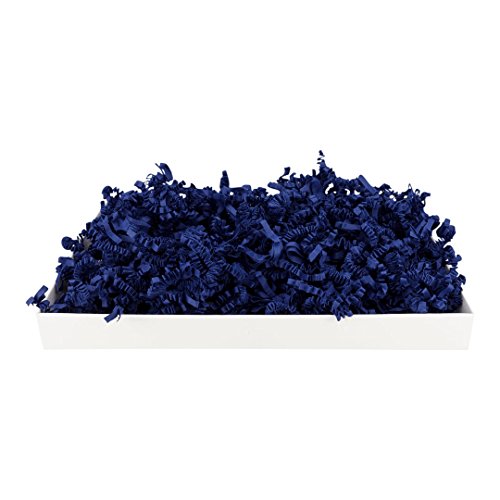 SizzlePak 958, Navy blue, blaues Füllmaterial und Polsterpapier zum Füllen, Polstern, Ausstopfen, Dekorieren von Geschenk-Verpackungen, Deko - 1 kg von Sizzle-Pak