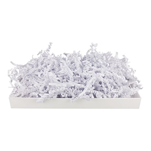 SizzlePak 200, Weiß, weißes Füllmaterial und Polsterpapier zum Füllen, Polstern, Ausstopfen, Dekorieren von Geschenk-Verpackungen, Deko - 1 kg von SizzlePak