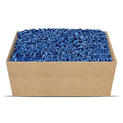 SizzlePak Geschenkfüllmaterial Umweltfreundliches Geschenkverpackungsmaterial viele Farben 125g-1kg (Blue, 2kg) von SizzlePak