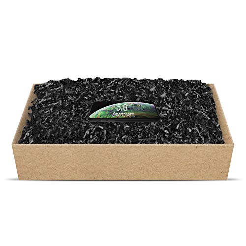 SizzlePak umweltfreundliches Papierfüllmaterial viele Farben 125g-1kg (schwarz, 500g) von SizzlePak